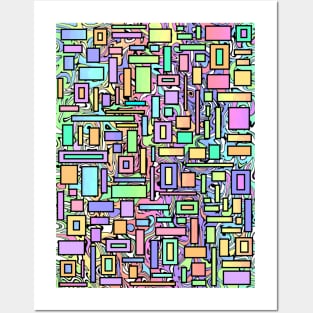 ABSTRACT Geometric Posters and Art